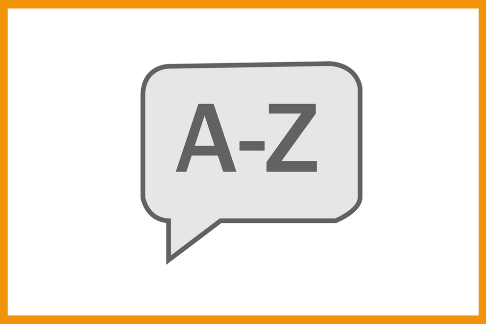 E-mail A to Z tile